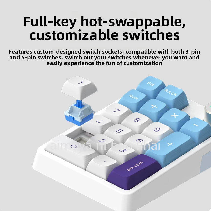 Gaming Keyboard Mini - Teclado Mecânico Sem Fio Kzzi K20