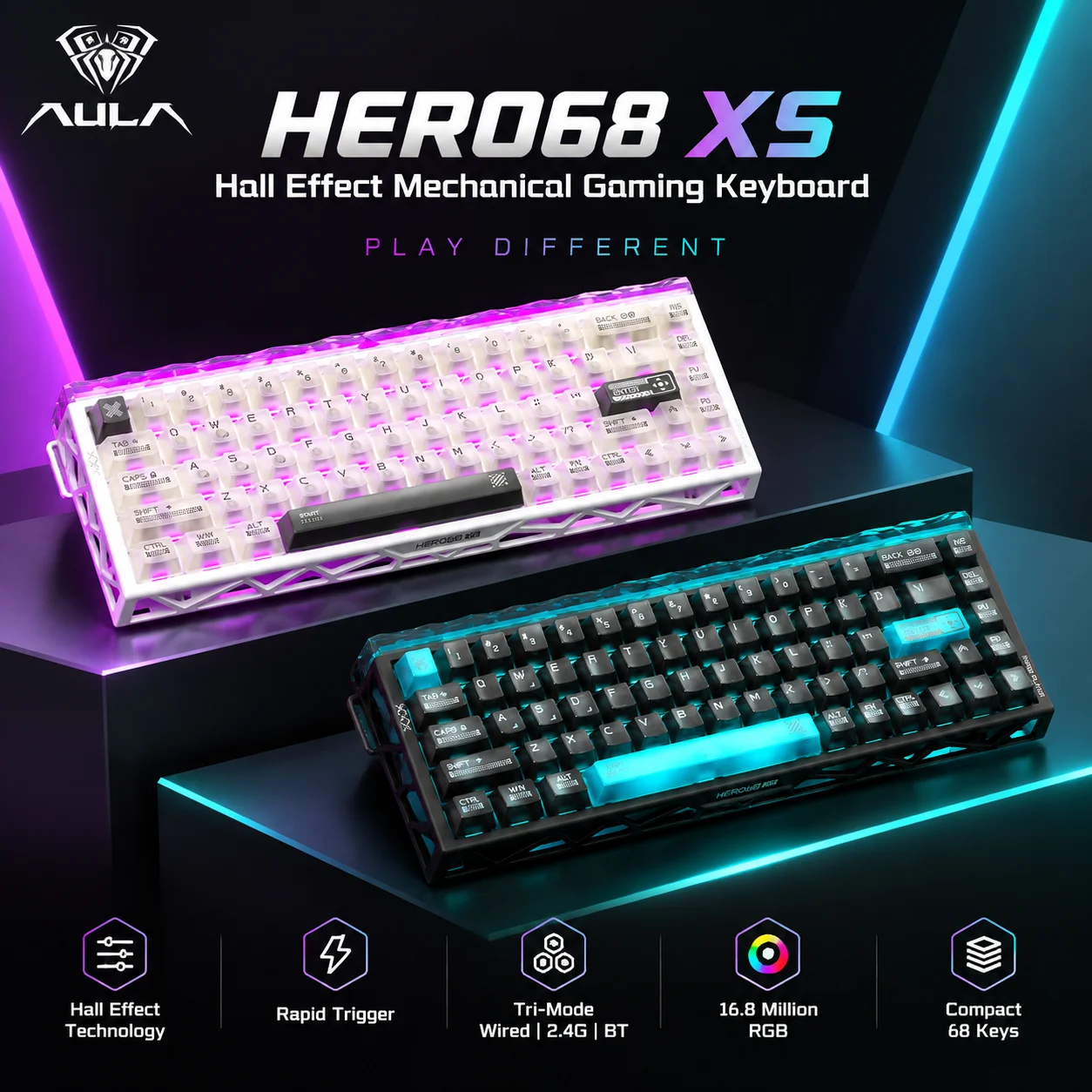 Teclado Gamer Magnético Aula H - Gaming Keyboard Nearby avaliação e preço